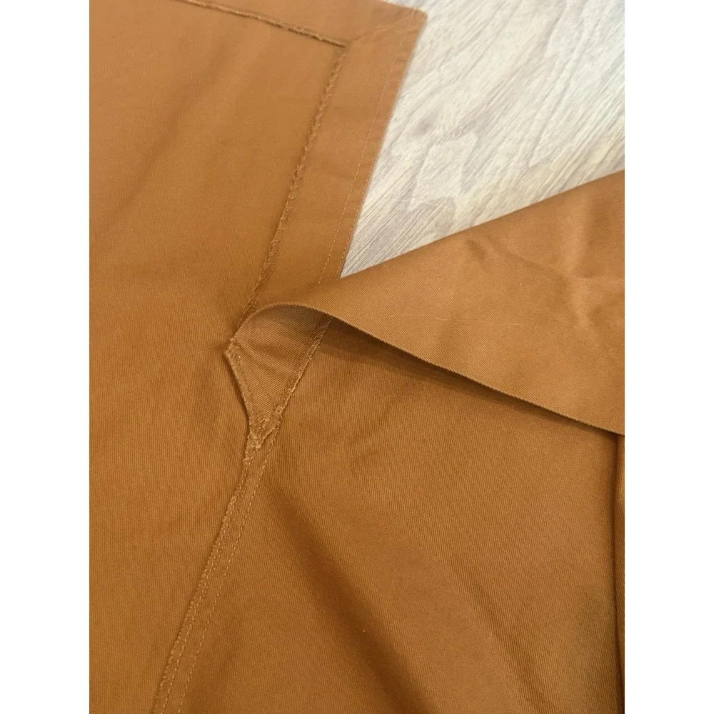 & OTHER STORIES Paris Atelier Women's Brown Button-Up Straight Midi‎ Skirt SZ 4